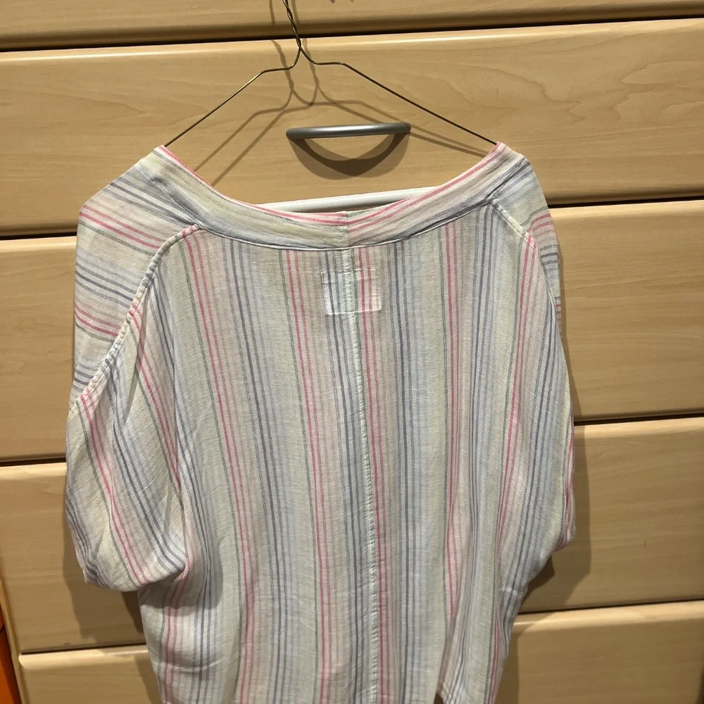 Colorful Striped Button Down, Rails, Size M - Picture 3 of 3